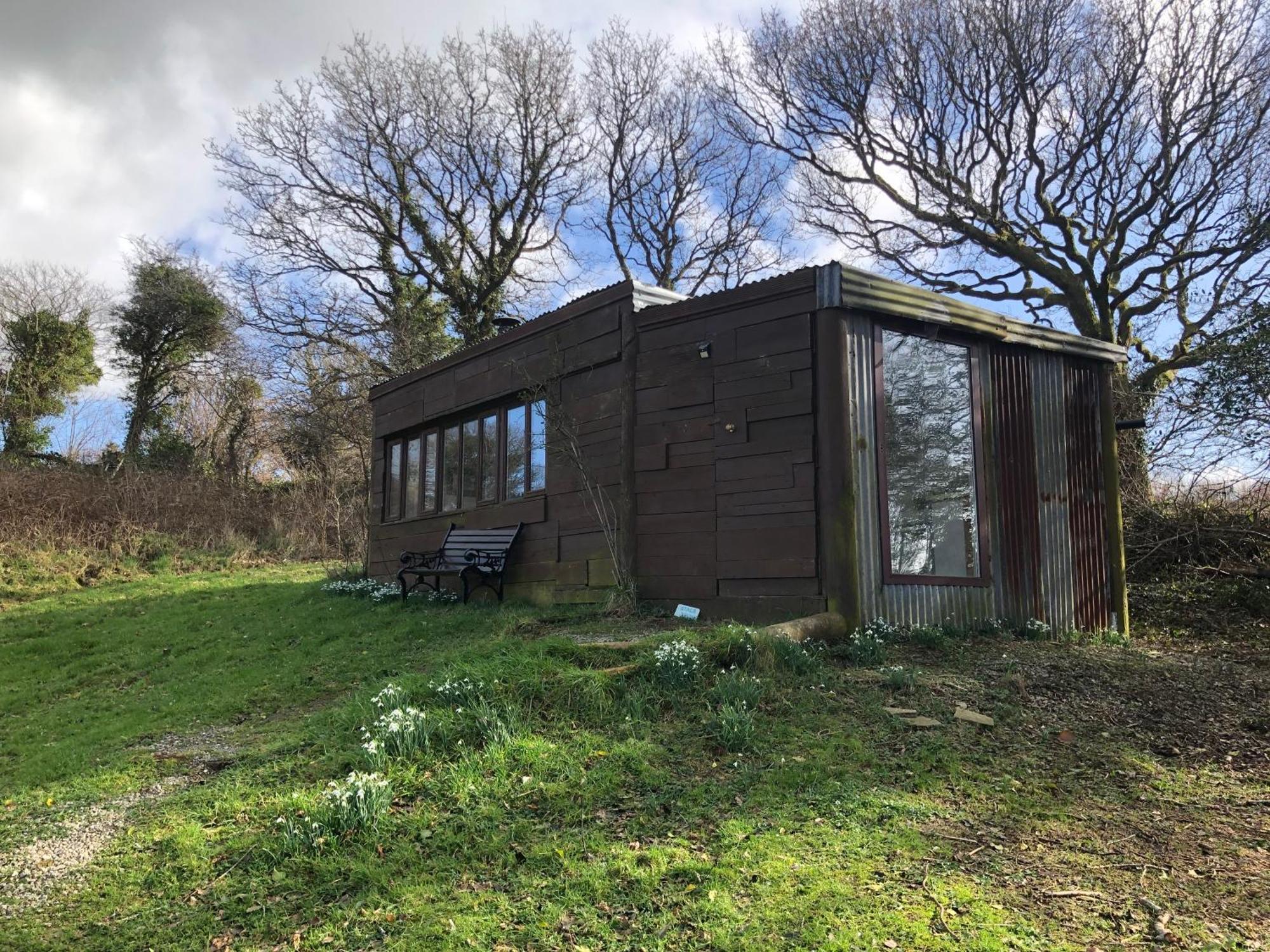 Stags View,Unique Eco Cabin, Dartmoor Views South Brent Eksteriør billede